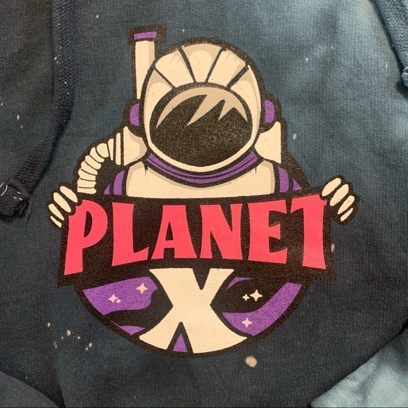 Kushing to the Limit Planer X Hoodie Size Large Astronaut Space Graphics - Picture 5 of 10